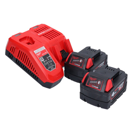 Amoladora recta a batería Milwaukee M18 FDGRB-402 18 V 50 mm sin escobillas + 2x baterías 4,0 Ah + cargador