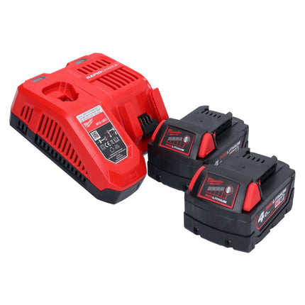 Llave de impacto a batería Milwaukee M18 FID3-402X 18 V 1/4" 226 Nm sin escobillas + 2x batería 4,0 Ah + cargador + caja HD
