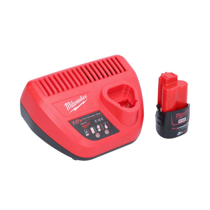 Milwaukee M12 FRAIWF38-301 llave de impacto angular a batería 12 V 3/4" 270 Nm sin escobillas + 1x batería 3,0 Ah + cargador