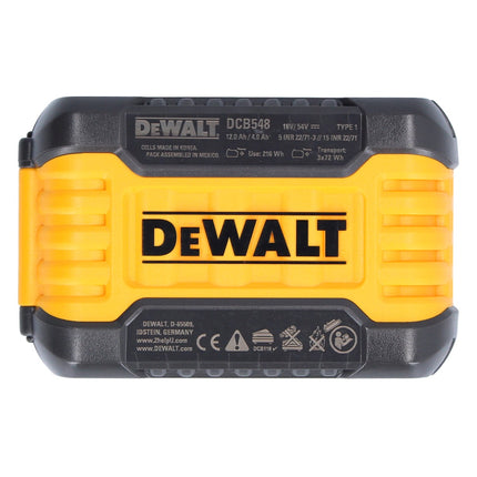 DeWalt DCB 548 Batterie 18 V / 54 V max. 12 Ah / 12000 mAh Li-Ion XR FLEXVOLT - avec indicateur de charge