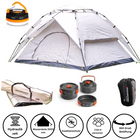 Toolbrothers Outdoor Camping-Set Tienda de campaña para 2-4 personas Tienda hidráulica con colchón aislante y equipo de camping 14 pcs.