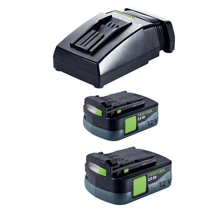 Festool TXS 12 2.5-Plus akumulatorowa wiertarko-wkrętarka 12 V 30 Nm bezszczotkowa ( 576873 ) + 2x akumulator 2,5 Ah + ładowarka + systainer