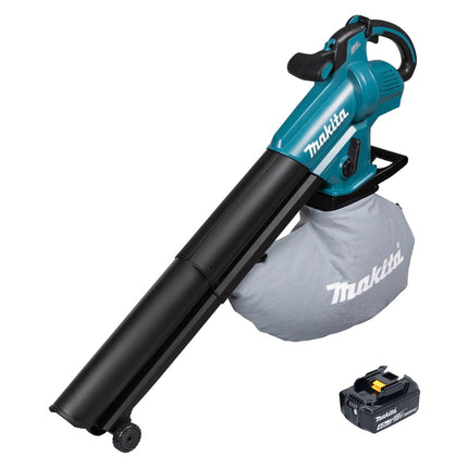 Makita DUB 187 M Souffleur et aspirateur de feuilles sans fil 18 V Brushless + 1x batterie 4,0 Ah - sans chargeur