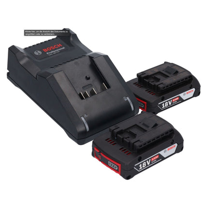 Taladradora percutora sin cable Bosch GBH 18V-21 Professional 18 V 2.0 J SDS plus Brushless + 2x batería 2.0 Ah + kit cargador