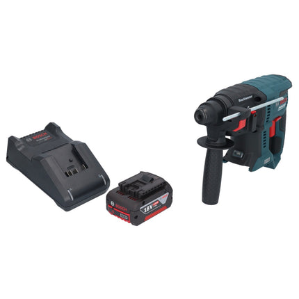 Bosch GBH 18V-21 Taladro percutor inalámbrico profesional 18 V 2,0 J SDS plus sin escobillas + 1x batería 4,0 Ah + cargador