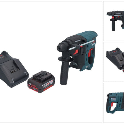 Bosch GBH 18V-21 Taladro percutor inalámbrico profesional 18 V 2,0 J SDS plus sin escobillas + 1x batería 5,0 Ah + cargador