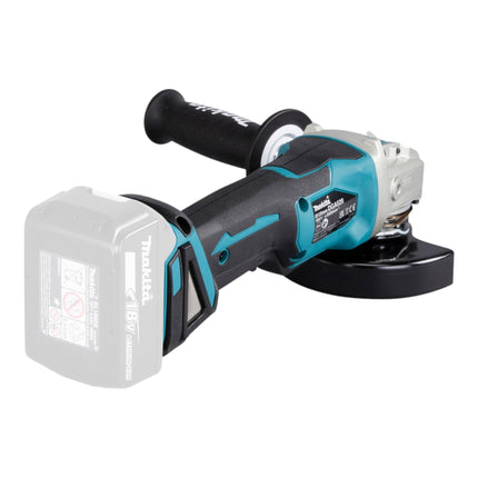 Makita DGA 520 ZX1 Smerigliatrice angolare a batteria 18 V 125 mm X-LOCK Brushless Solo - senza batteria, senza caricabatterie