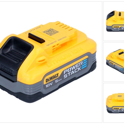 DeWalt DCBP 518 Powerstack Akku 18 V 5,0 Ah / 5000 mAh XR Li-Ion - mit Ladestandanzeige