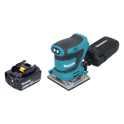 Makita DBO 484 G1 akumulatorowa szlifierka oscylacyjna 18 V 112 x 102 mm + 1x akumulator 6,0 Ah - bez ładowarki