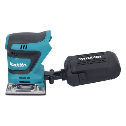 Levigatrice vibrante a batteria Makita DBO 484 RT1J 18 V 112 x 102 mm + 1x batteria 5,0 Ah + caricabatterie + Makpac