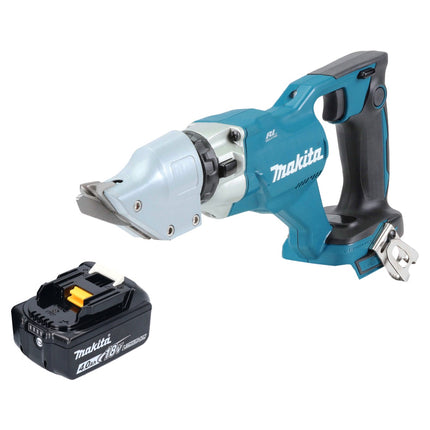 Makita DJS 200 M1 Cisaille à tôle sans fil 18 V 2,0 mm Brushless + 1x batterie 4,0 Ah - sans chargeur