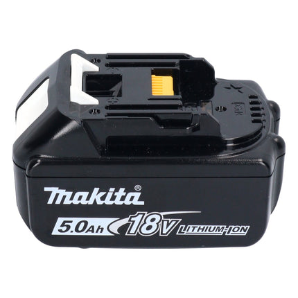 Makita DJS 200 T1J Cisaille à tôle sans fil 18 V 2,0 mm Brushless + 1x batterie 5,0 Ah + Makpac - sans chargeur