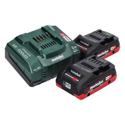 Metabo SSW 18 LTX 1450 BL akumulatorowy klucz udarowy 18 V 1450 Nm bezszczotkowy + 2x akumulator 4,0 Ah + ładowarka + metaBOX