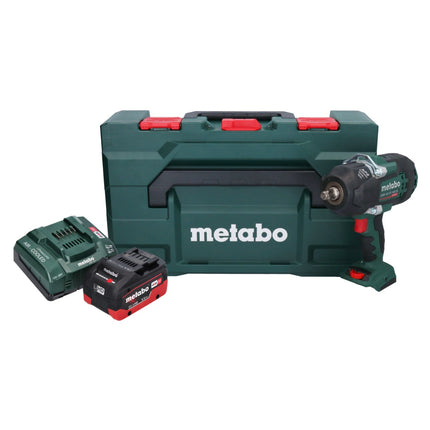 Metabo SSW 18 LTX 1450 BL akumulatorowy klucz udarowy 18 V 1450 Nm bezszczotkowy + 1x akumulator 5,5 Ah + ładowarka + metaBOX