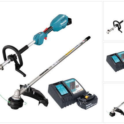 Multiherramienta sin cable Makita DUX 18 RFX1 18 V sin escobillas + 1x batería de 3,0 Ah + kit cargador