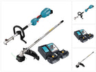 Multiherramienta sin cable Makita DUX 18 RF2X1 18 V sin escobillas + 2 baterías de 3,0 Ah + kit cargador