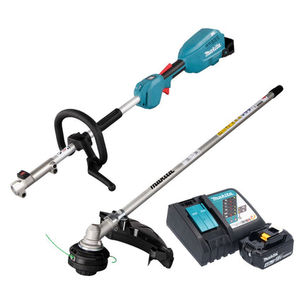 Multiherramienta sin cable Makita DUX 18 RMX1 18 V sin escobillas + 1x batería de 4,0 Ah + kit cargador