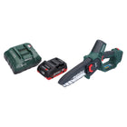 Metabo MS 18 LTX 15 cordless pruning saw 18 V 15 cm 5 m/s + 1x rechargeable battery 4.0 Ah + charger