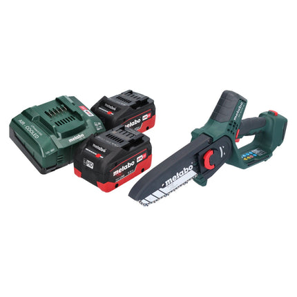 Metabo MS 18 LTX 15 scie sans fil 18 V 15 cm 5 m/s + 2x batterie 5,5 Ah + chargeur