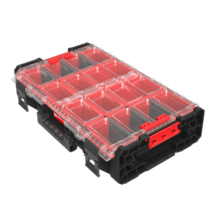 Qbrick System ONE Organizer XL 2.0 sztaplowany 582 x 387 x 131 mm 13,5 l IP66 z 6 wkładami i 6 przegrodami