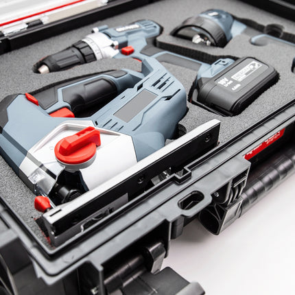 Qbrick System ONE Organiser XL 2.0 MFI stackable 582 x 387 x 131 mm 13.6 l IP66 with foam insert