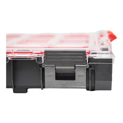 Qbrick System ONE Organizer L 2.0 apilable 531 x 379 x 77 mm 6 l IP 66 con 10 inserciones