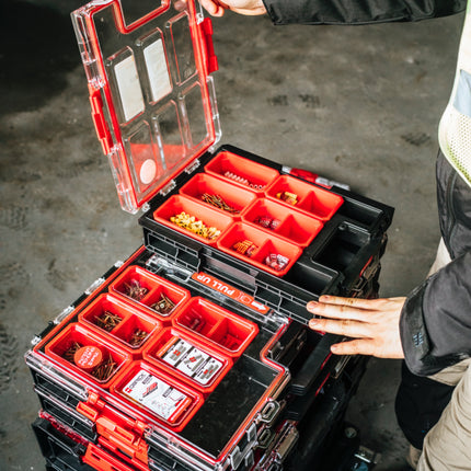 Qbrick System ONE Organizer M Plus sztaplowany 364 x 264 x 106 mm 4 l IP66 z 5 wkładami