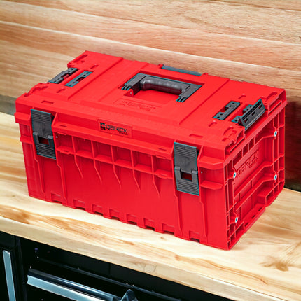 Qbrick System ONE 350 2.0 Vario RED ULTRA HD Custom Mallette à outils modulaire Organiseur 585 x 385 x 320 mm 38 l empilable IP66