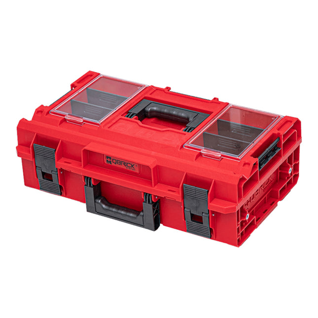 Qbrick System ONE 200 2.0 Profi RED ULTRA HD Maletín de herramientas a medida organizador modular 585 x 385 x 190 mm 15,4 l apilable IP66