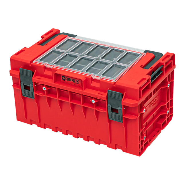 Qbrick System ONE 350 2.0 Expert RED ULTRA HD Custom tool case modular organiser 585 x 385 x 320 mm 38 l stackable IP66