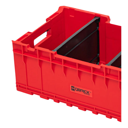 Qbrick System ONE Box 2.0 Plus RED ULTRA HD Niestandardowy pojemnik sztaplowany 576 x 359 x 237 mm 35 l sztaplowany