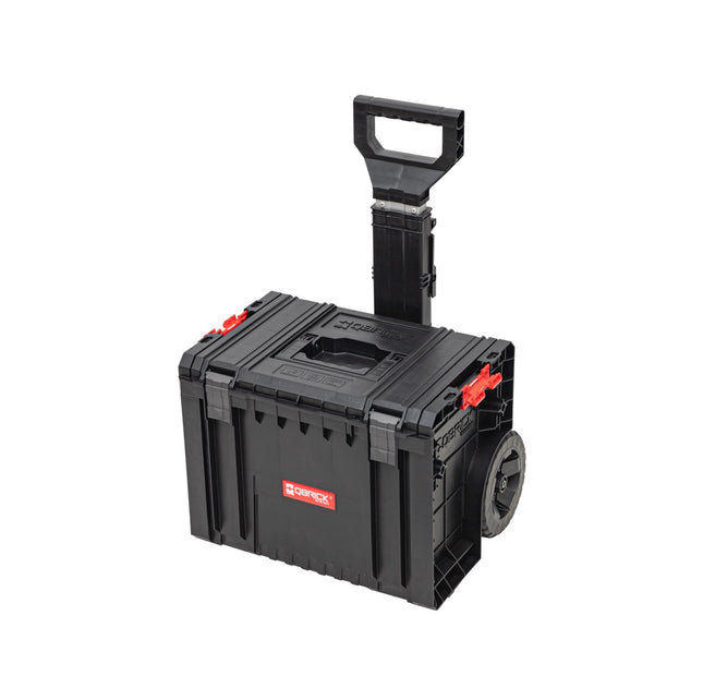 Qbrick System PRO Cart 2.0 mobile box on wheels stackable 450 x 390 x 690 mm 28 l with telescopic handle