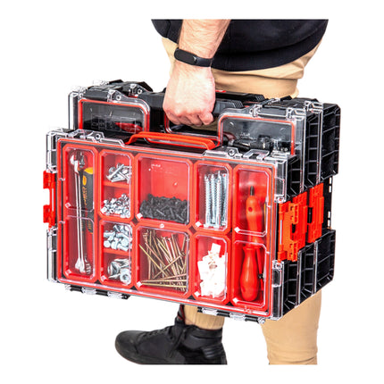 Qbrick System PRO 100 Organiser 452 x 296 x 79 mm 5 l stackable IP54