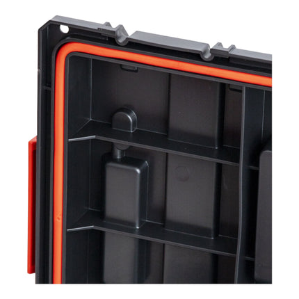Qbrick System PRIME Toolbox 250 Expert avec organiseur empilable 535 x 327 x 277 mm 26l IP66 avec 10 séparateurs + 5 inlays