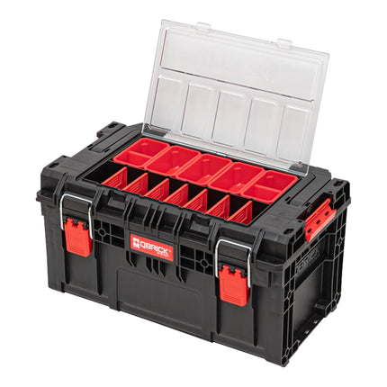 Qbrick System PRIME Toolbox 250 Expert avec organiseur empilable 535 x 327 x 277 mm 26l IP66 avec 10 séparateurs + 5 inlays