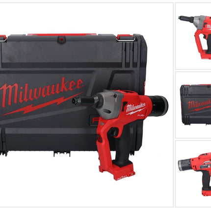 Milwaukee M18 ONEFPRT-0X Riveteuse sans fil 18 V 20 kN Brushless ( 4933478601 ) + HD Box - sans batterie, sans chargeur