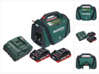 Metabo AK 18 Multi compresor sin cable 18 V 11 bar + 2x batería 4,0 Ah + cargador