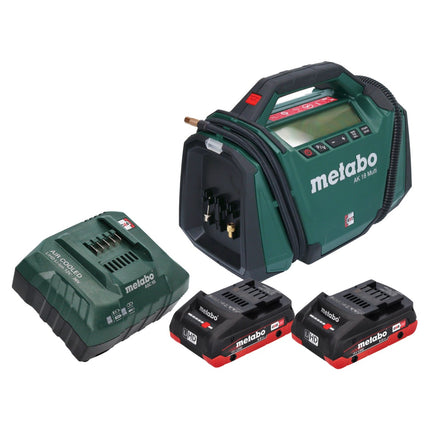 Metabo AK 18 Multi compresor sin cable 18 V 11 bar + 2x batería 4,0 Ah + cargador