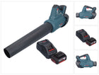 Bosch GBL 18V-750 Soplador profesional sin cable 18 V BITURBO Brushless + 1x batería recargable 5,0 Ah + cargador