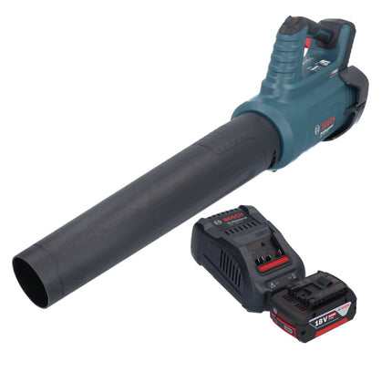 Bosch GBL 18V-750 Soplador profesional sin cable 18 V BITURBO Brushless + 1x batería recargable 5,0 Ah + cargador