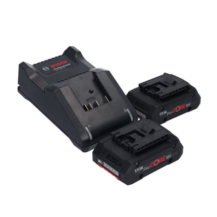 Bosch GBL 18V-750 Profesjonalna dmuchawa akumulatorowa 18 V BITURBO Brushless + 2x akumulator ProCORE 4,0 Ah + ładowarka