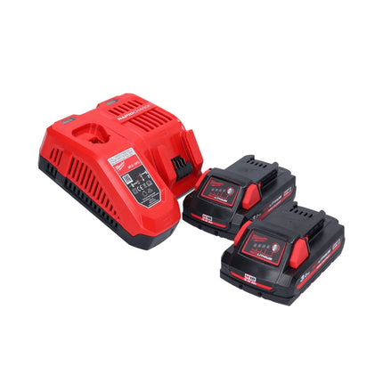 Milwaukee M18 FSZ-302 akumulatorowa pilarka szablasta 18 V bezszczotkowa + 2x akumulator 3,0 Ah + ładowarka