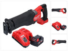 Sierra de sable Milwaukee M18 FSZ-501 sin cable 18 V sin escobillas + 1x batería 5.0 Ah + cargador
