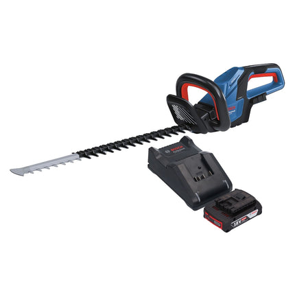 Bosch GHE 18V-60 Professional cordless hedge trimmer 18 V 60 cm brushless + 1x rechargeable battery 2.0 Ah + charger