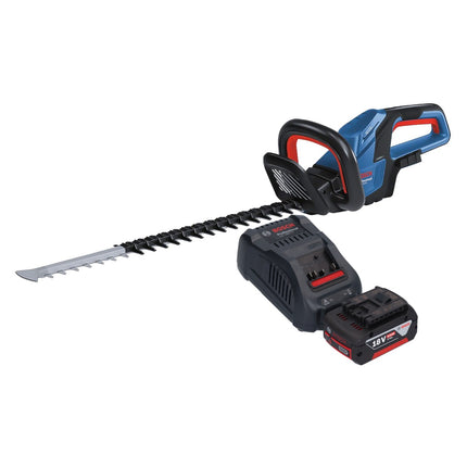 Bosch GHE 18V-60 Professional cordless hedge trimmer 18 V 60 cm brushless + 1x rechargeable battery 5.0 Ah + charger