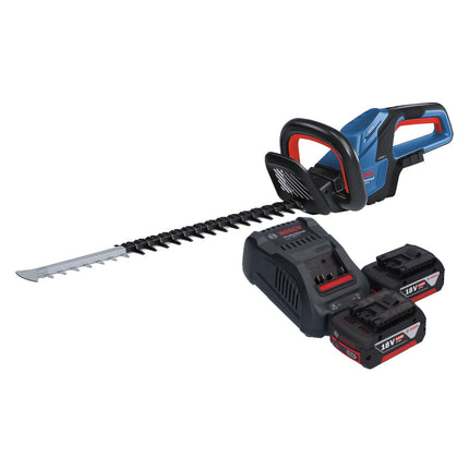 Bosch GHE 18V-60 Professional cordless hedge trimmer 18 V 60 cm brushless + 2x rechargeable battery 5.0 Ah + charger