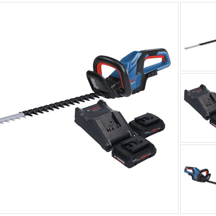 Bosch GHE 18V-60 Professional cordless hedge trimmer 18 V 60 cm brushless + 2x ProCORE battery 4.0 Ah + charger