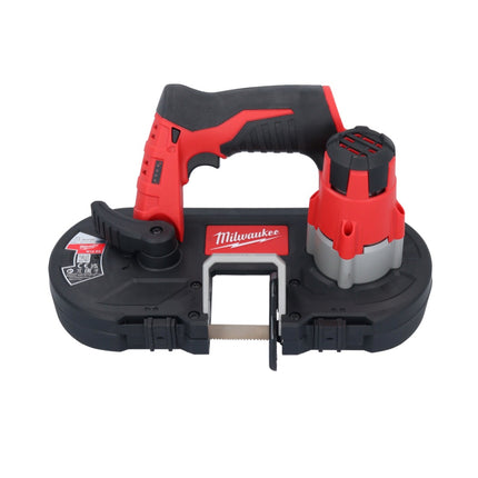 Sega a nastro a batteria Milwaukee M12 BS-251 12 V 41 x 41 mm + 1x batteria 2,5 Ah - senza caricabatteria