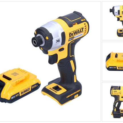 Avvitatore a impulsi a batteria DeWalt DCF 887 N 18 V 205 Nm 1/4" brushless + 1x batteria ricaricabile 2,0 Ah - senza caricabatterie