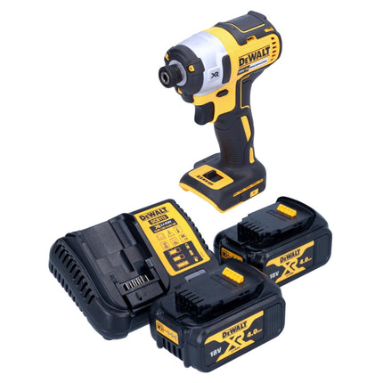 Llave de impacto sin cable DeWalt DCF 887 M2 18 V 205 Nm 1/4" sin escobillas + 2x batería recargable 4,0 Ah + cargador